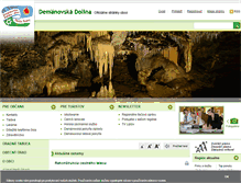 Tablet Screenshot of demanovskadolina.info